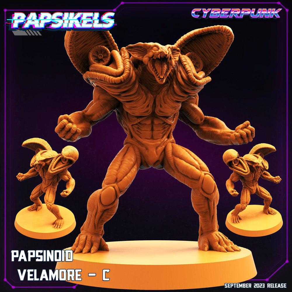 3D Printed Papsikels September 2023 Cyberpunk Papsinoid Baramot Set 28mm 32mm (Online Only)