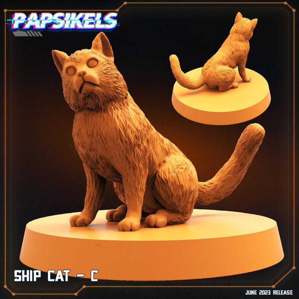 3D Printed Papsikels - Ship Cat Set - 28mm 32mm (Online Only)