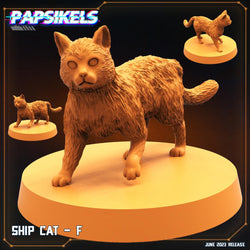 3D Printed Papsikels - Ship Cat Set - 28mm 32mm (Online Only)