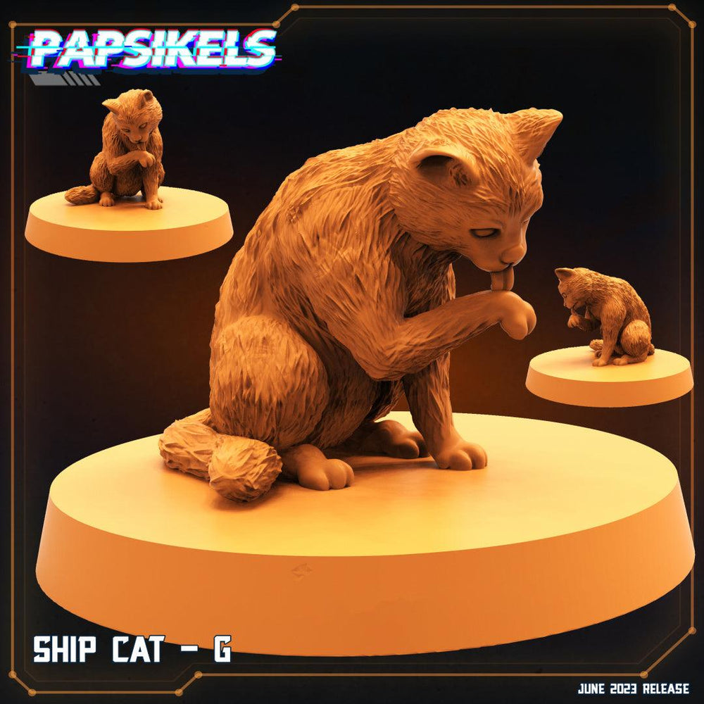 3D Printed Papsikels - Ship Cat Set - 28mm 32mm (Online Only)