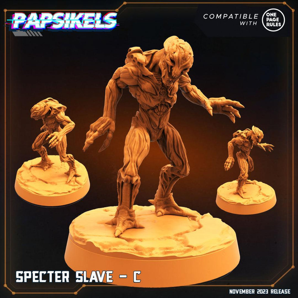 3D Printed Papsikels Specter Slaves Set Skull Hunters Army Bundle 2 28mm 32mm (Online Only)