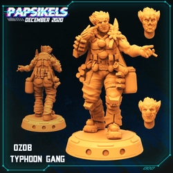 3D Printed Papsikels Typoon Gang Set 28mm 32mm (Online Only)