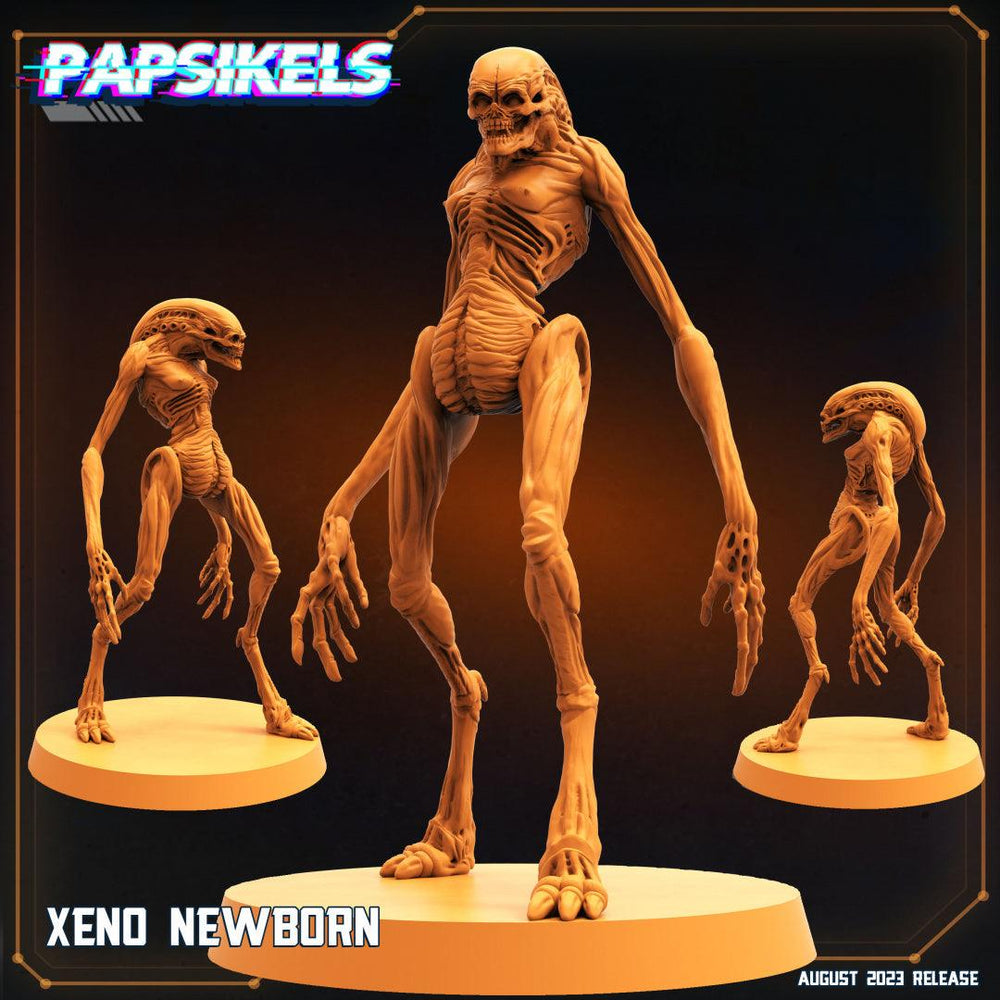 3D Printed Papsikels - Xeno Newborn - 28mm 32mm (Online Only)
