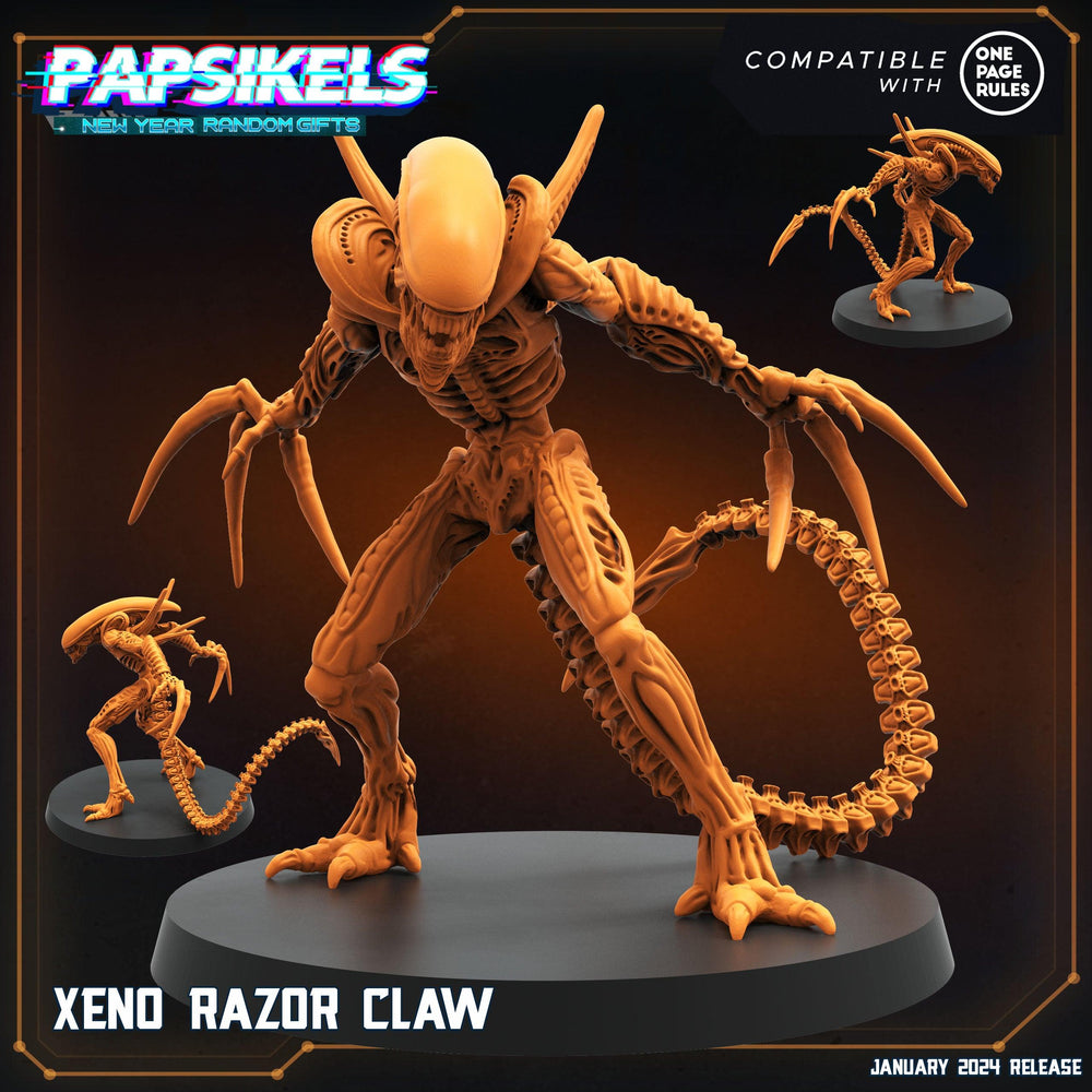 3D Printed Papsikels Xeno Razor Claw 28mm 32mm (Online Only)