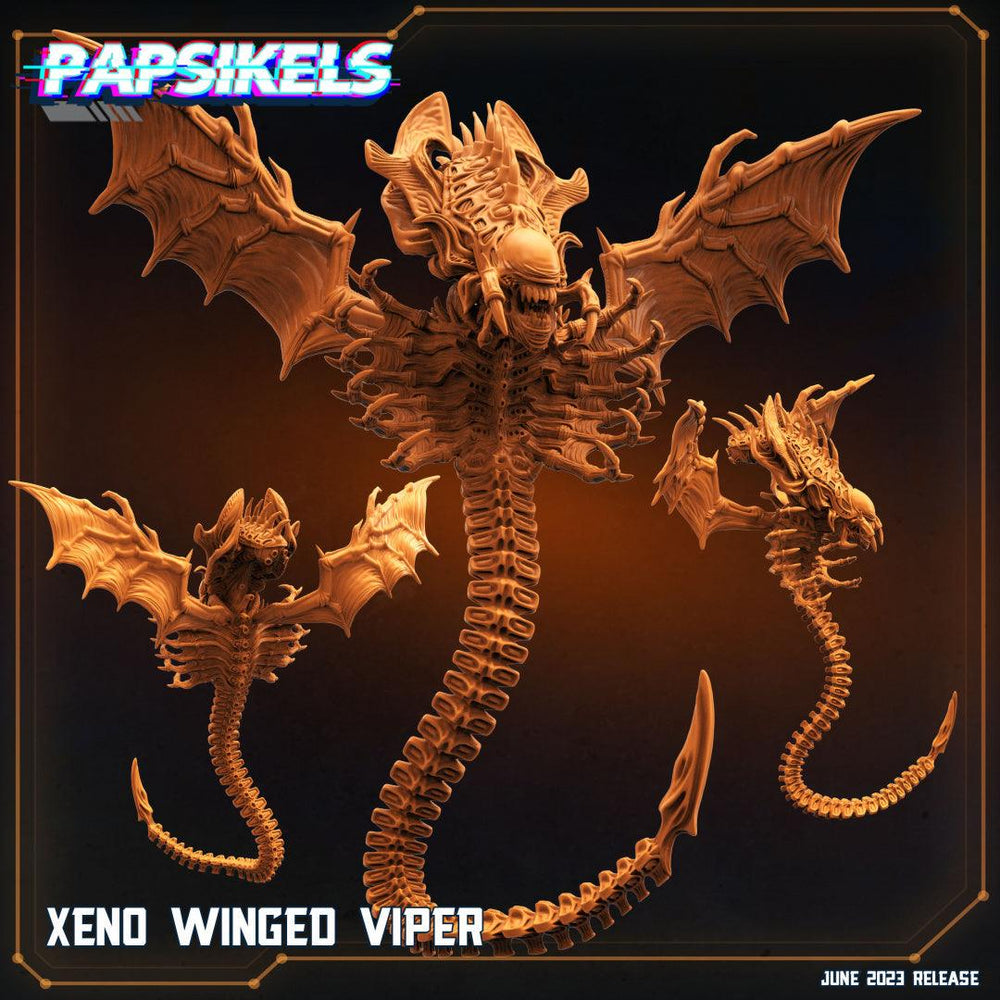 3D Printed Papsikels - Xeno Winged Viper - 28mm 32mm (Online Only)