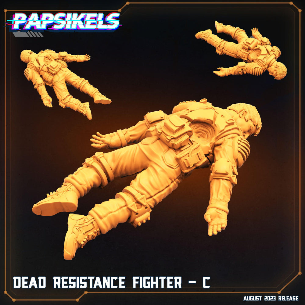 3D Printed Papsikels Xenowars Genesis Dead Resistance Fighter Set 28mm 32mm (Online Only)