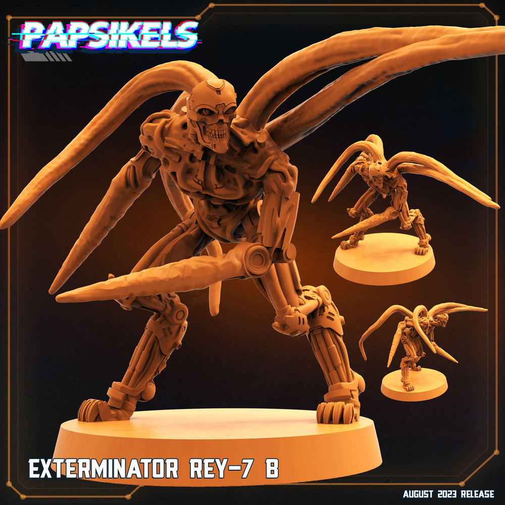 3D Printed Papsikels Xenowars Genesis Exterminator Ret 7 Set 28mm 32mm (Online Only)