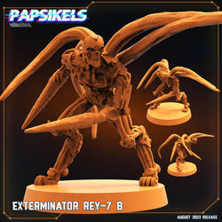 3D Printed Papsikels Xenowars Genesis Exterminator Ret 7 Set 28mm 32mm (Online Only)