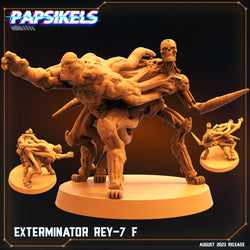 3D Printed Papsikels Xenowars Genesis Exterminator Ret 7 Set 28mm 32mm (Online Only)