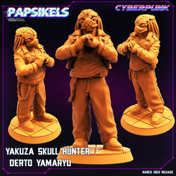 3D Printed Papsikels - Yakuza Skull Hunter Set March 2023 Cyberpunk - 28mm 32mm (Online Only)