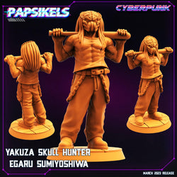 3D Printed Papsikels - Yakuza Skull Hunter Set March 2023 Cyberpunk - 28mm 32mm (Online Only)