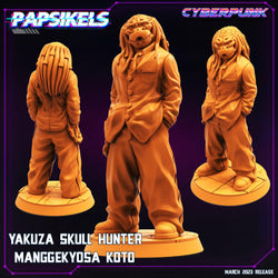 3D Printed Papsikels - Yakuza Skull Hunter Set March 2023 Cyberpunk - 28mm 32mm (Online Only)