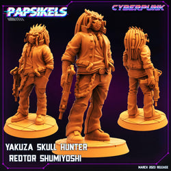 3D Printed Papsikels - Yakuza Skull Hunter Set March 2023 Cyberpunk - 28mm 32mm (Online Only)