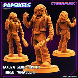 3D Printed Papsikels - Yakuza Skull Hunter Set March 2023 Cyberpunk - 28mm 32mm (Online Only)