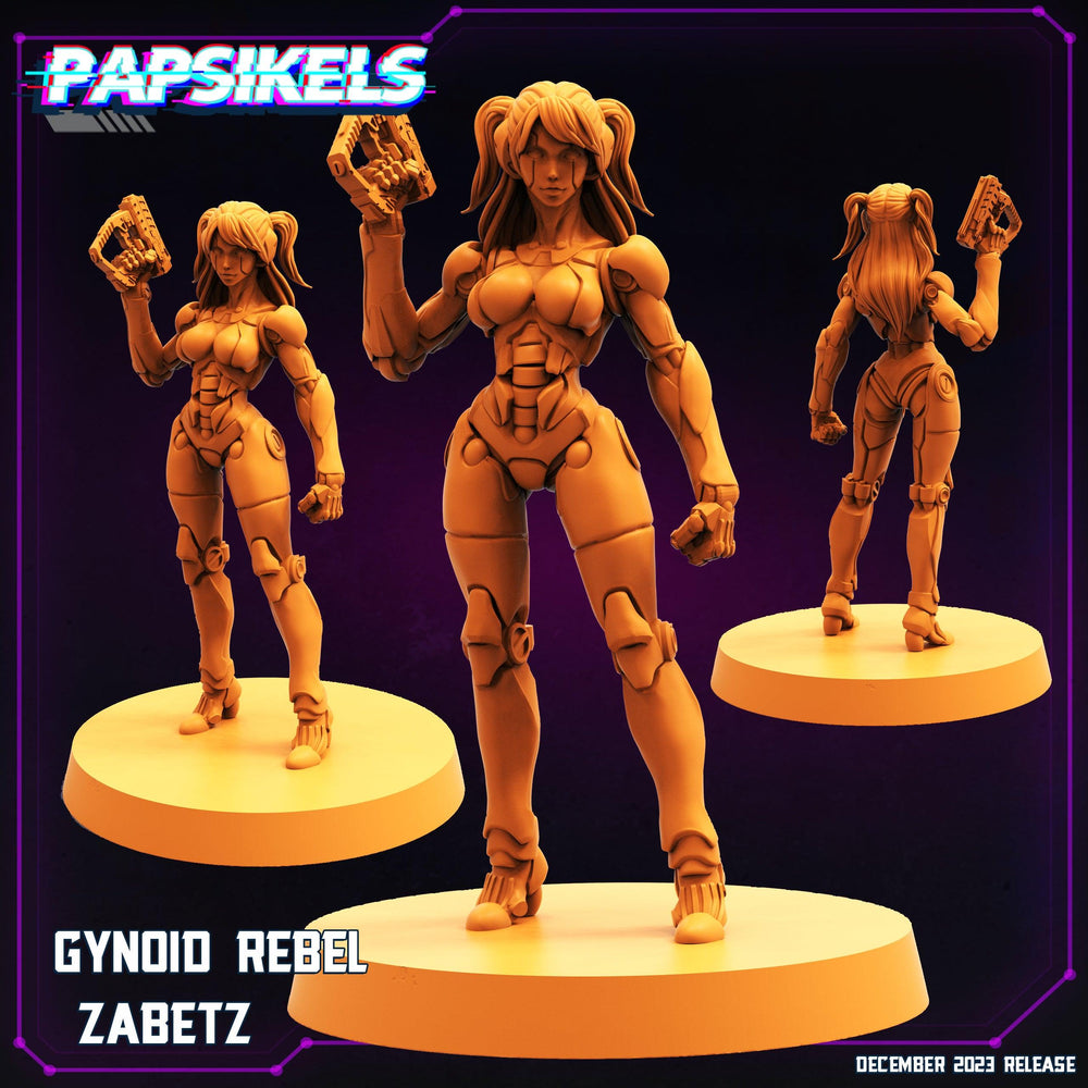 3D Printed Papsikels Zabetz Gynoid Rebel 28mm 32mm (Online Only)