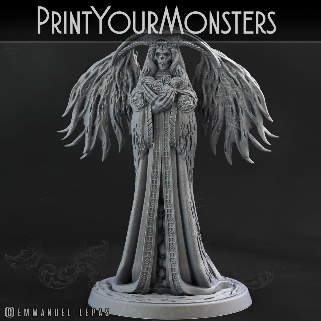 3D Printed Print your Monster Angel Of Death 28 32mm D&D (Online Only)