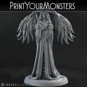 3D Printed Print your Monster Angel Of Death 28 32mm D&D (Online Only)
