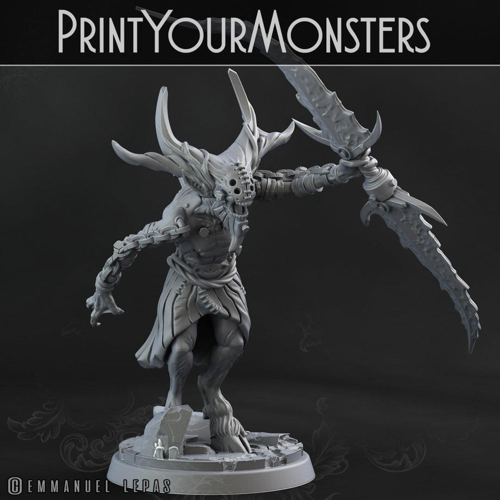 3D Printed Print your Monster Demons Set 28 32mm D&D (Online Only)