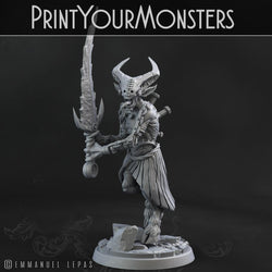 3D Printed Print your Monster Demons Set 28 32mm D&D (Online Only)