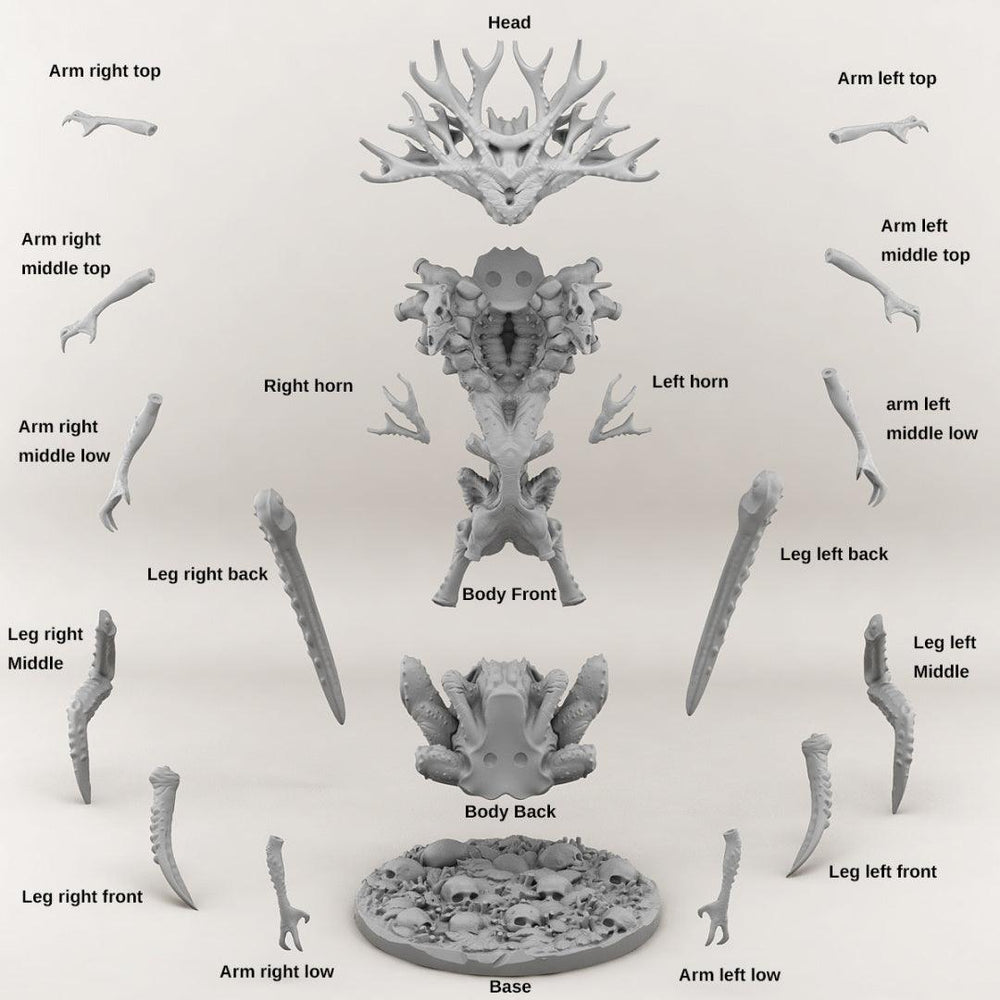 3D Printed Print your Monster Giant Forest Monster 28 32mm D&D (Online Only)