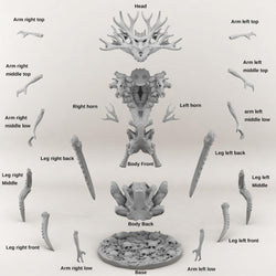 3D Printed Print your Monster Giant Forest Monster 28 32mm D&D (Online Only)