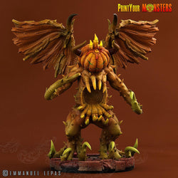 3D Printed Print your Monster Giant Hell Pumpkin Pumpkins From Hell 28 32mm D&D (Online Only)