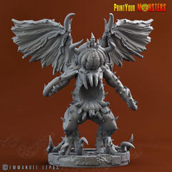 3D Printed Print your Monster Giant Hell Pumpkin Pumpkins From Hell 28 32mm D&D (Online Only)