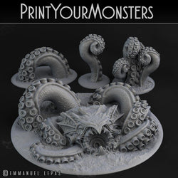 3D Printed Print your Monster Giant Monster Kraken 28 32mm D&D (Online Only)