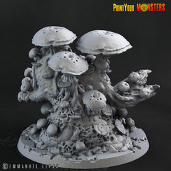 3D Printed Print Your Monster Giant Mushroom Monster The Lost Mushrooms 28mm - 32mm D&D Wargaming (Online Only)
