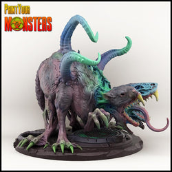 3D Printed Print your Monster Giant Mutant Rat 28 32mm D&D (Online Only)
