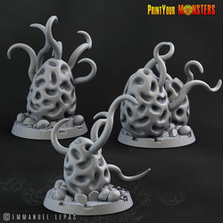 3D Printed Print Your Monster Mushroom Tentacles The Lost Mushrooms 28mm - 32mm D&D Wargaming (Online Only)