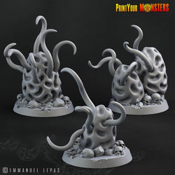 3D Printed Print Your Monster Mushroom Tentacles The Lost Mushrooms 28mm - 32mm D&D Wargaming (Online Only)