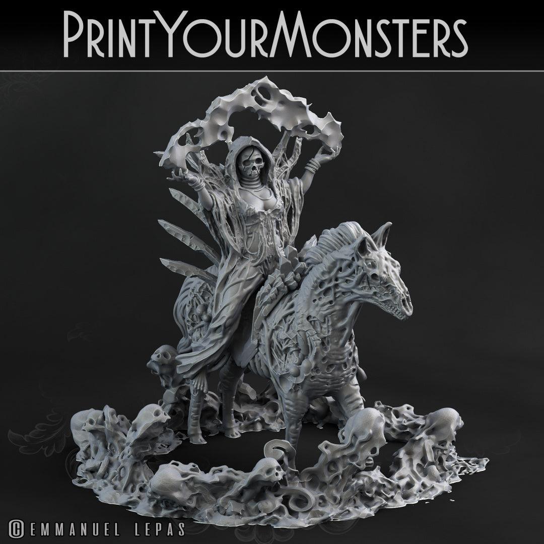 3D Printed Print your Monster Necromancer 28 32mm D&D (Online Only)