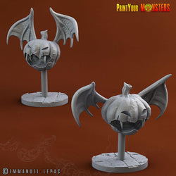 3D Printed Print your Monster Pumpkin Bats Pumpkins From Hell 28 32mm D&D (Online Only)