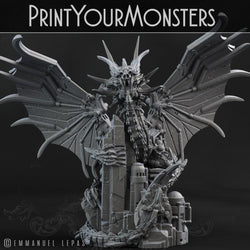 3D Printed Print your Monster Robot Dragon 28 32mm D&D (Online Only)