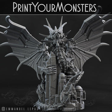 3D Printed Print your Monster Robot Dragon 28 32mm D&D (Online Only)