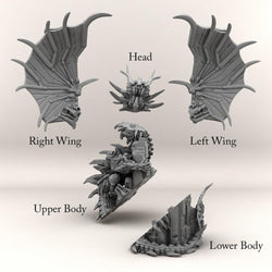 3D Printed Print your Monster Robot Dragon 28 32mm D&D (Online Only)