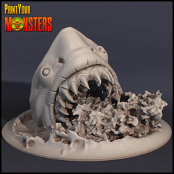 3D Printed Print your Monster Shark 28 32mm D&D (Online Only)