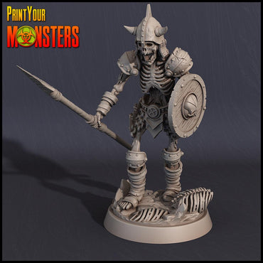 3D Printed Print your Monster Skeletons Set 28 32mm D&D (Online Only)