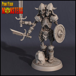 3D Printed Print your Monster Skeletons Set 28 32mm D&D (Online Only)
