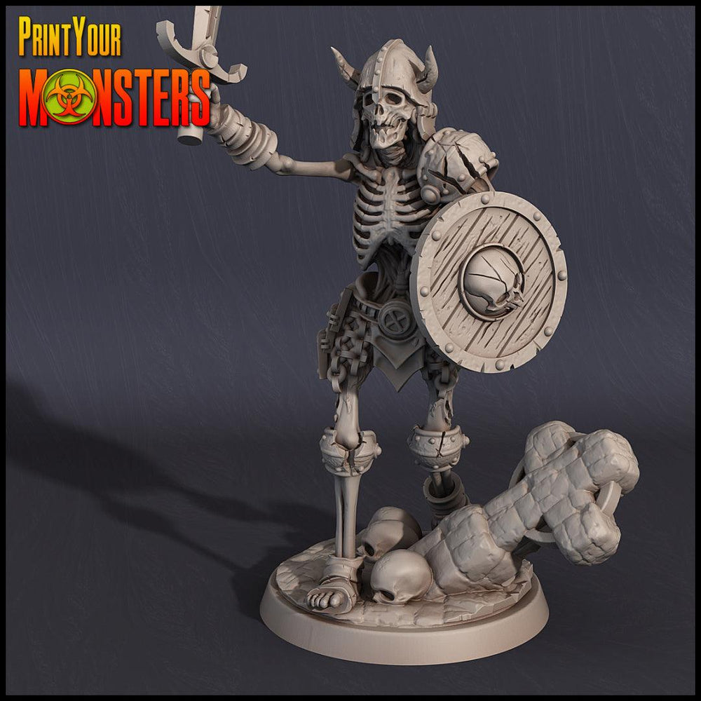3D Printed Print your Monster Skeletons Set 28 32mm D&D (Online Only)