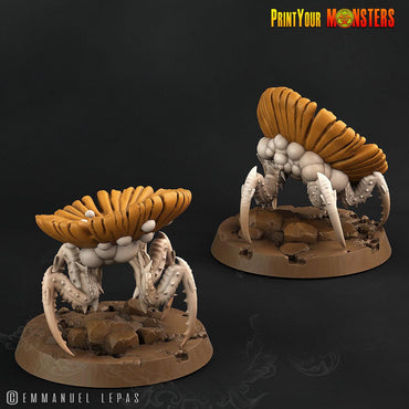 3D Printed Print Your Monster Small Spider Mushrooms The Lost Mushrooms 28mm - 32mm D&D Wargaming (Online Only)