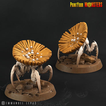3D Printed Print Your Monster Small Spider Mushrooms The Lost Mushrooms 28mm - 32mm D&D Wargaming (Online Only)