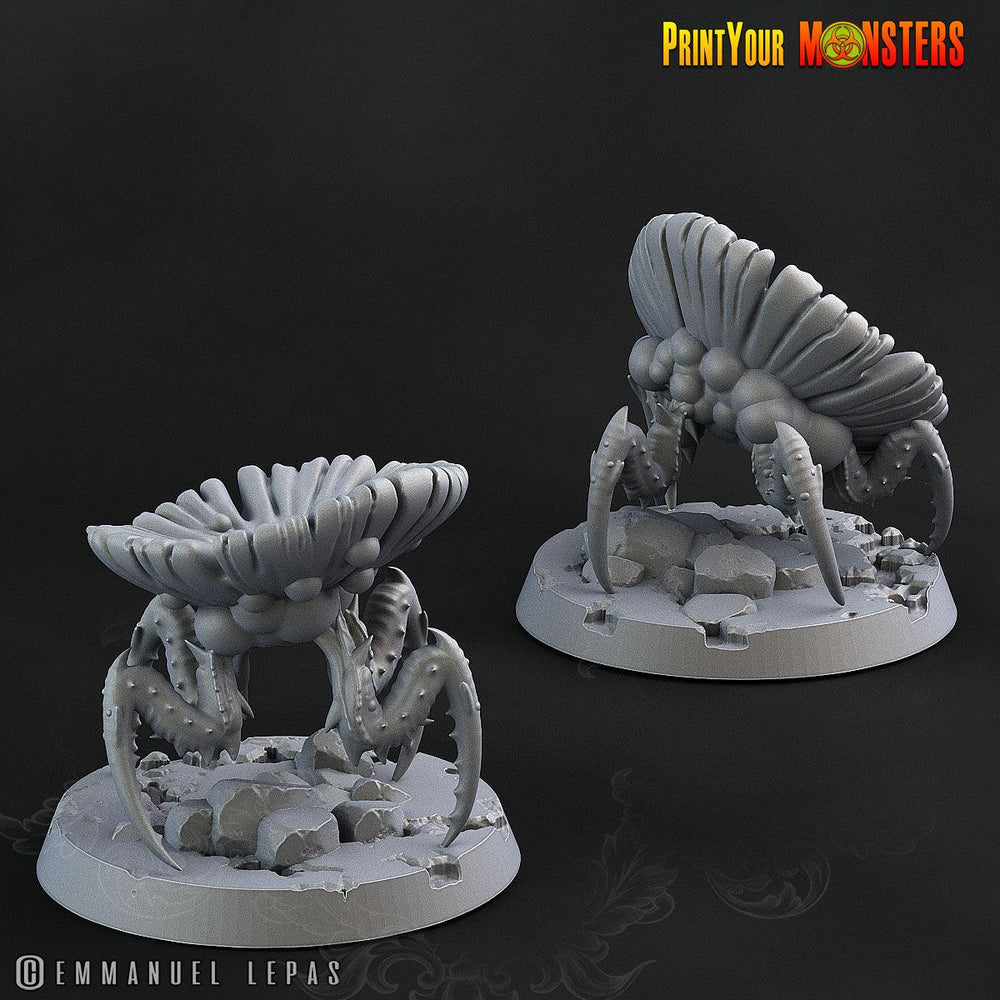 3D Printed Print Your Monster Small Spider Mushrooms The Lost Mushrooms 28mm - 32mm D&D Wargaming (Online Only)