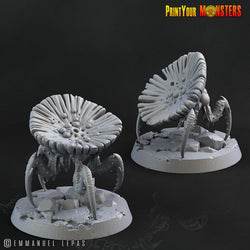 3D Printed Print Your Monster Small Spider Mushrooms The Lost Mushrooms 28mm - 32mm D&D Wargaming (Online Only)