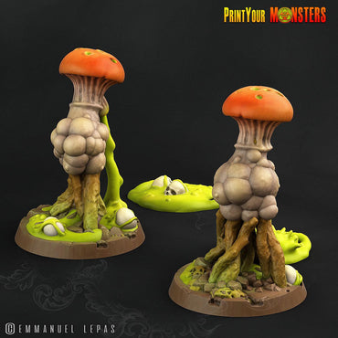 3D Printed Print Your Monster Toxic Mushrooms The Lost Mushrooms 28mm - 32mm D&D Wargaming (Online Only)