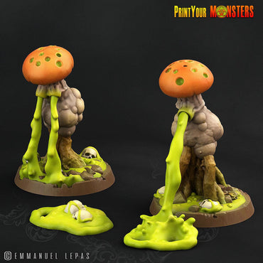 3D Printed Print Your Monster Toxic Mushrooms The Lost Mushrooms 28mm - 32mm D&D Wargaming (Online Only)