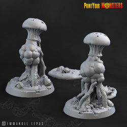 3D Printed Print Your Monster Toxic Mushrooms The Lost Mushrooms 28mm - 32mm D&D Wargaming (Online Only)
