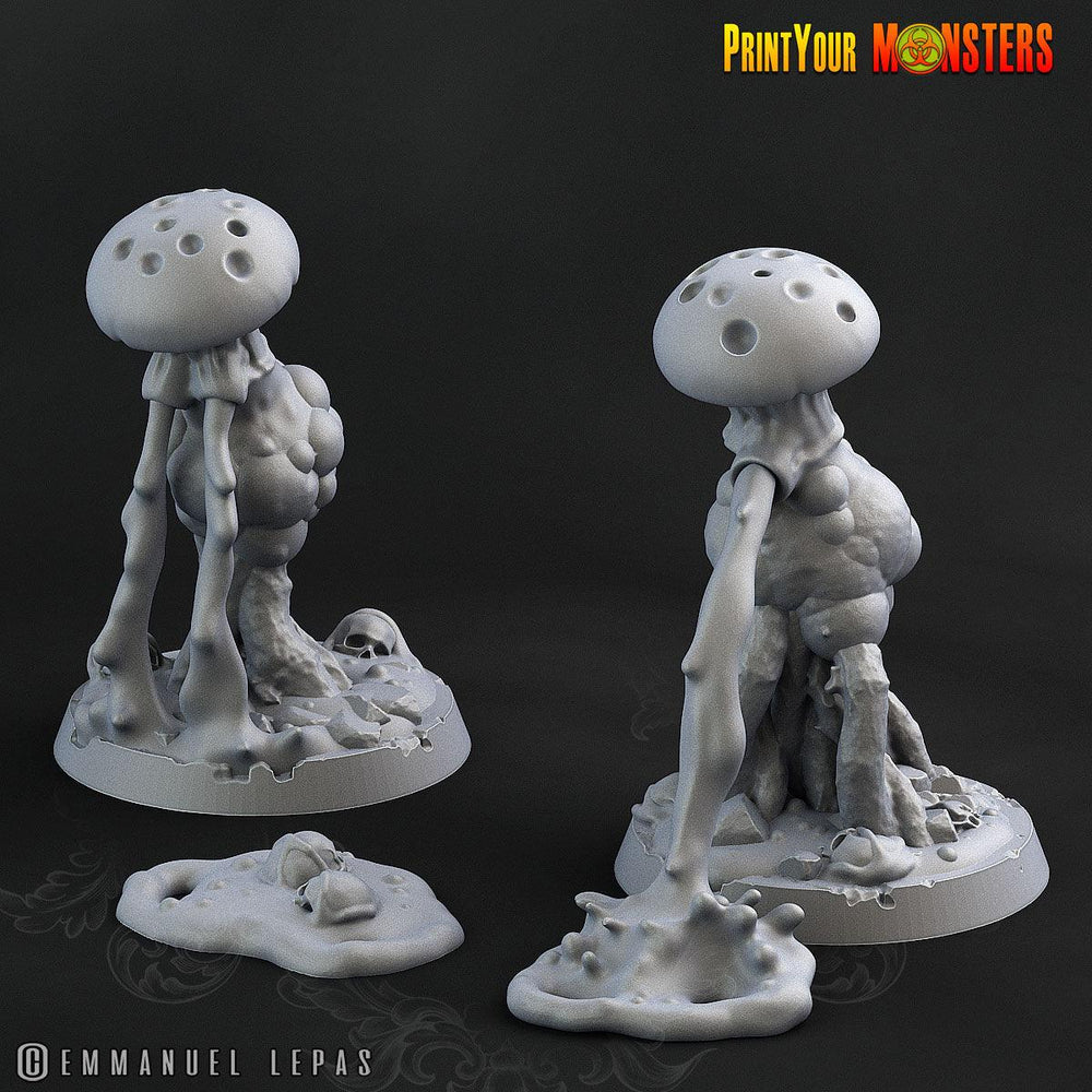 3D Printed Print Your Monster Toxic Mushrooms The Lost Mushrooms 28mm - 32mm D&D Wargaming (Online Only)
