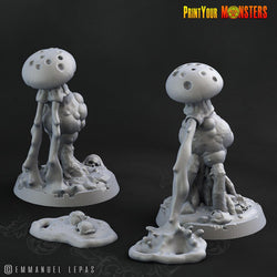 3D Printed Print Your Monster Toxic Mushrooms The Lost Mushrooms 28mm - 32mm D&D Wargaming (Online Only)